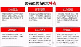 營(yíng)銷型網(wǎng)站建設(shè)六大特點(diǎn)